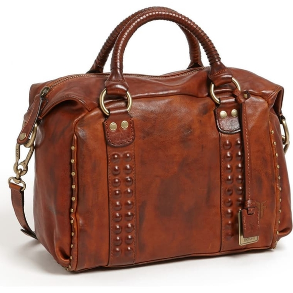 ISO FRYE ROXANNE SATCHEL Handbag (WHISKEY) - Picture 1 of 1